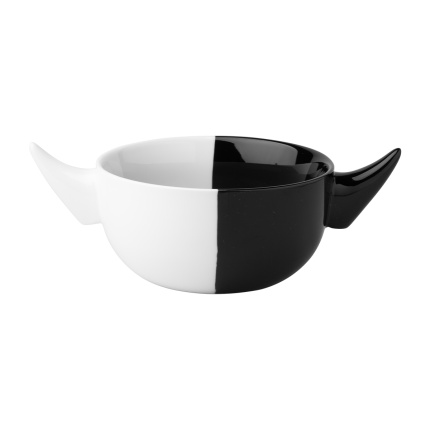 Bol Viking albă-neagră 18 cm - NOISE