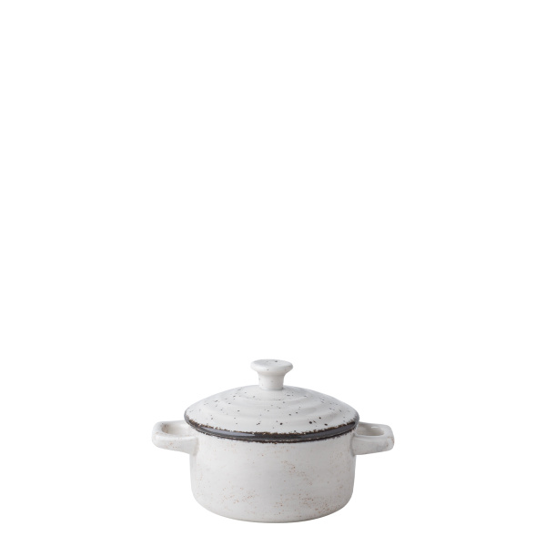 Caserolă mică cu capac Flowl Atelier gri ø 10,2 cm - Gaya