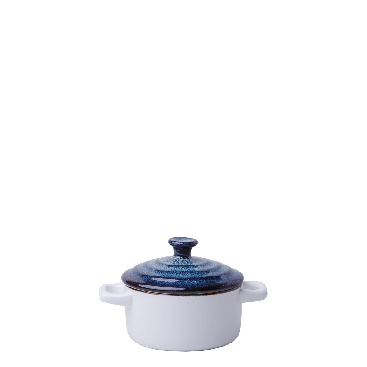 Cratiță cu capac Flowl Atelier albastru ø10,2 cm - Gaya