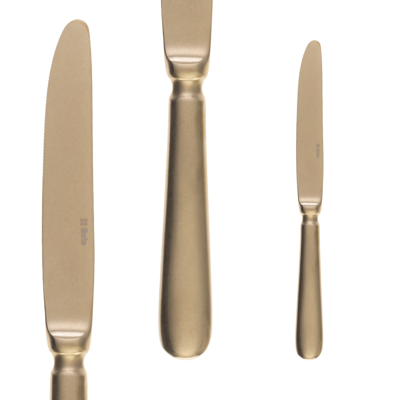 Set tacâmuri 16 buc. - Baguette Vintage PVD Champagne Stone Wash