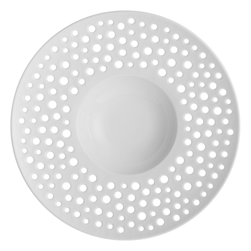 Farfurie adâncă perforată 23,5 cm - Flow