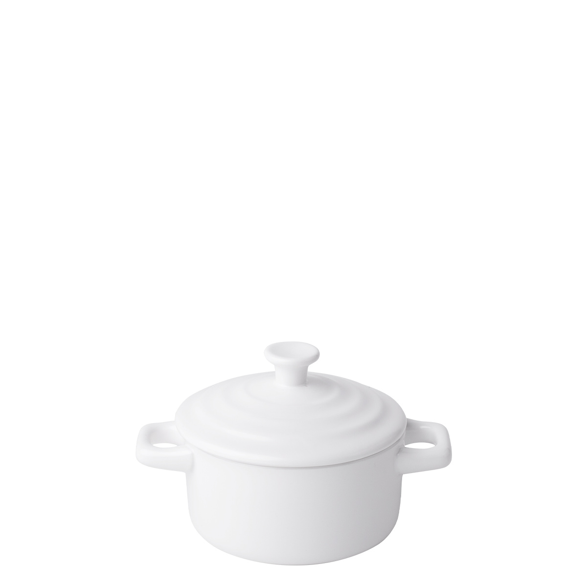 Caserolă cu capac Flowl Atelier alb ø 10,2 cm – Gaya