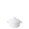 Castron cu capac Flowl Atelier alb ø10.2 cm - Gaya