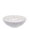 Bol pentru cereale alb / gri-deschis 17,8 cm - Basic