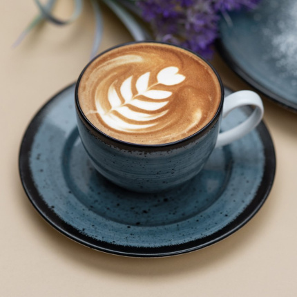 Farfurioară pentru cafea 16 cm albastră - Hotel Inn Chic colorată