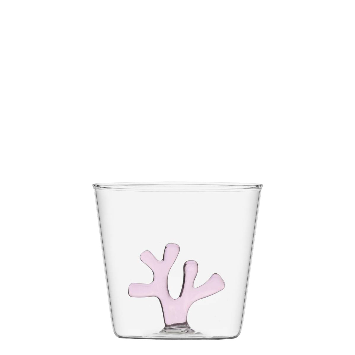 Pahar cu coral roz 350 ml
