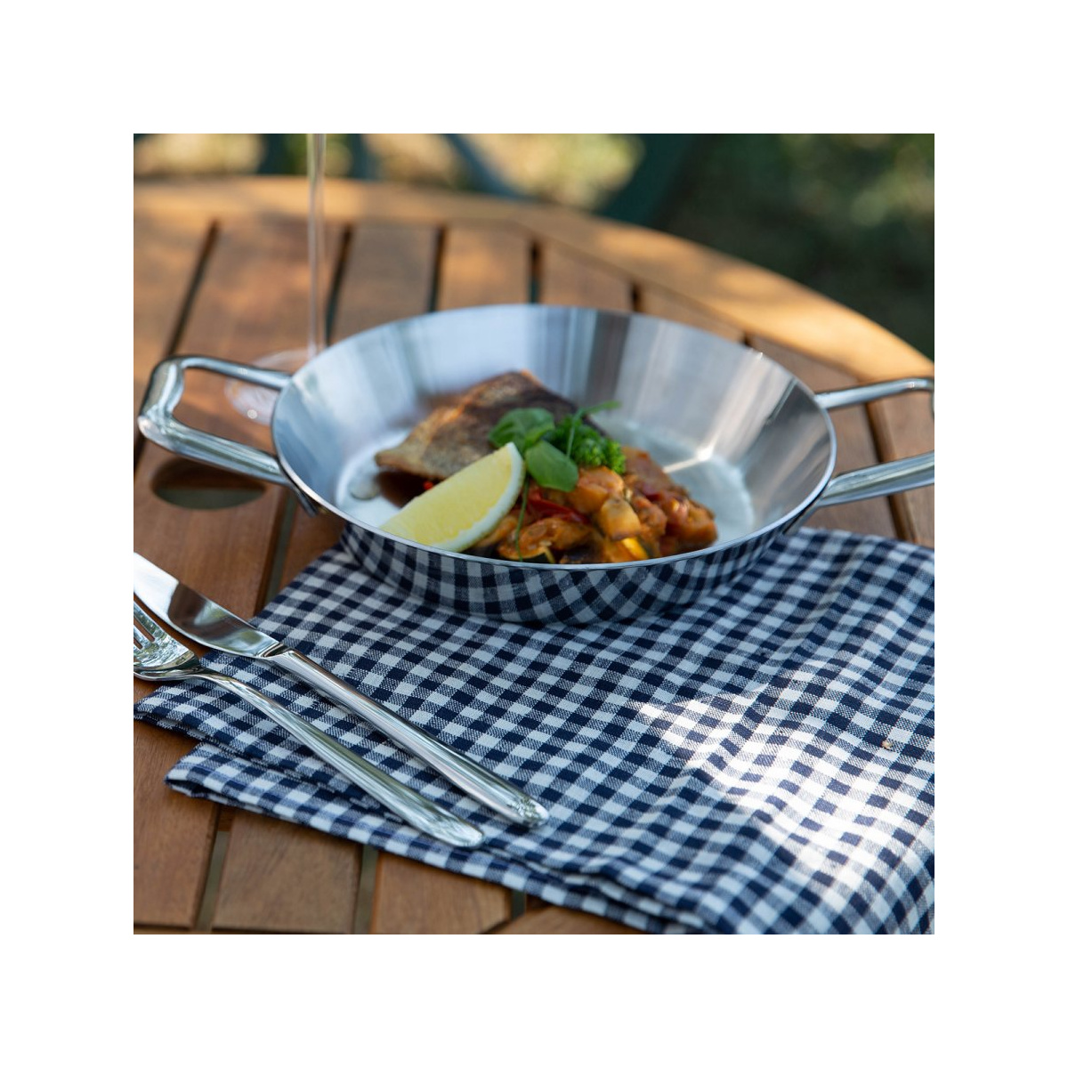 Tigaie de servire/gratinare Sirius Triply ø22 cm Premium Lunasol