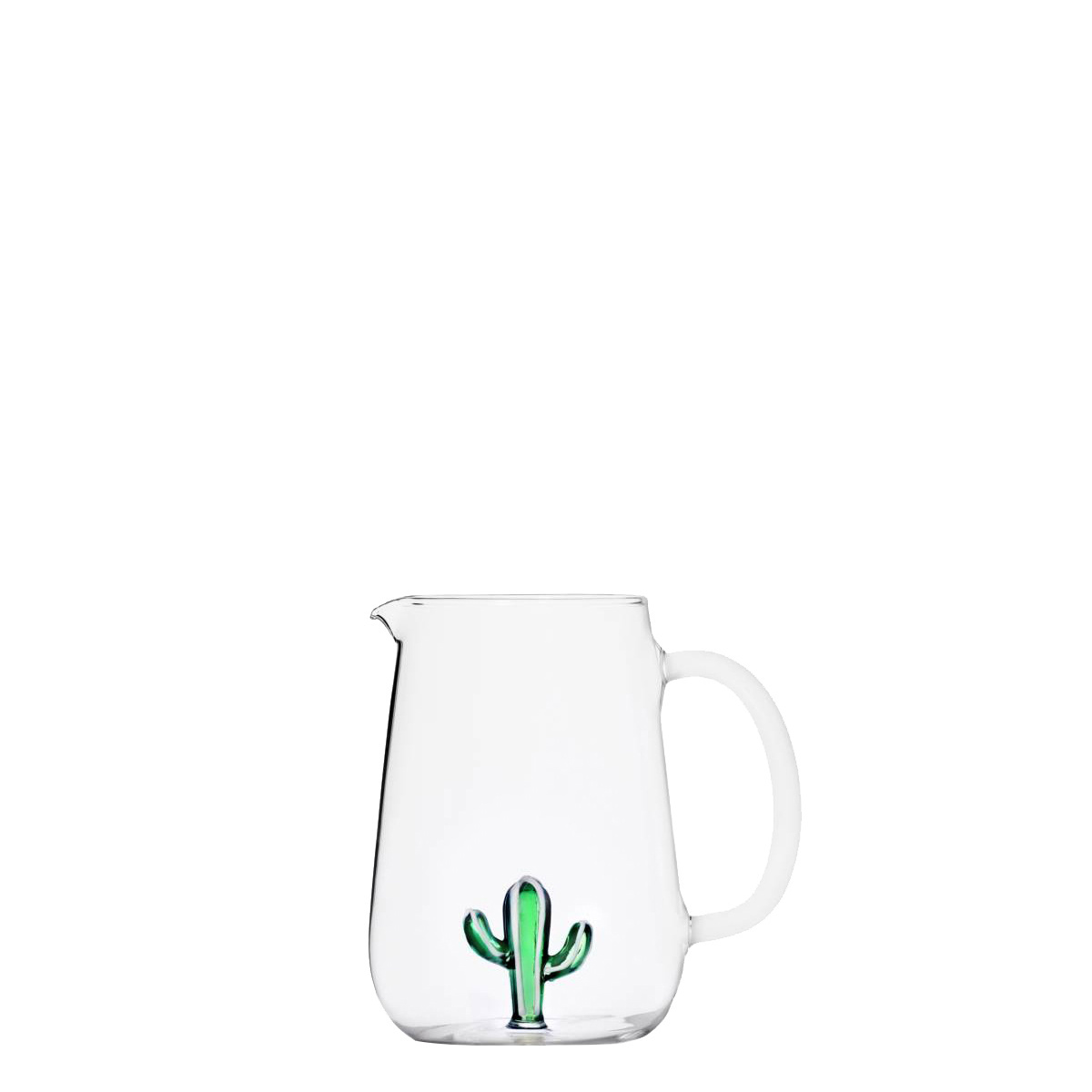 Carafă cu cactus verde-alb 1,75 l - Ichendorf