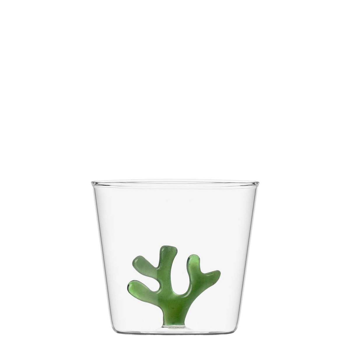 Pahar cu coral verde 350 ml