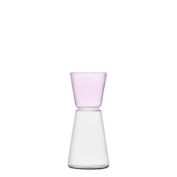 Carafă roz/transparentă 500 ml - Ichendorf