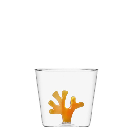 Pahar cu coral portocaliu 350 ml