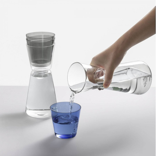 Carafă transparentă/fumurie 750 ml - Ichendorf