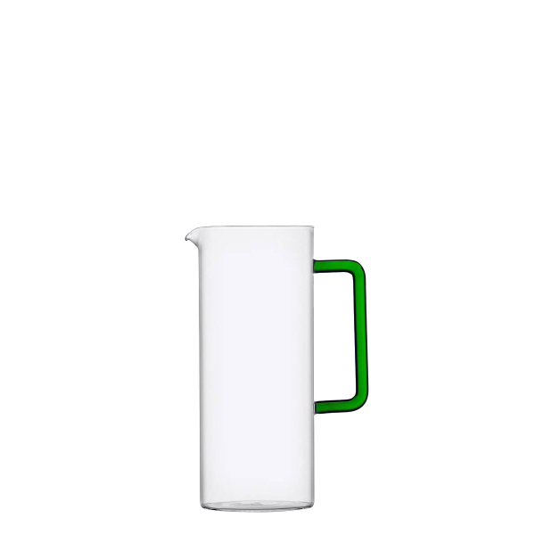 Carafă cu mâner verde 2,1 l