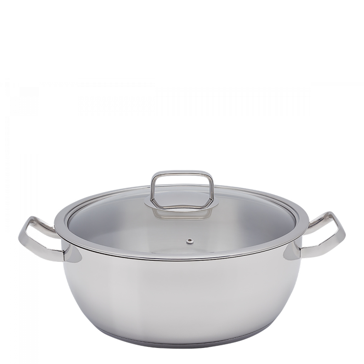Wok Merkur cu capac de sticlă 9,6 l Master Chef Lunasol