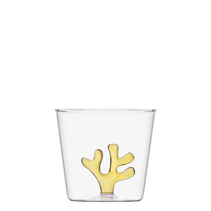 Pahar cu coral galben 350 ml