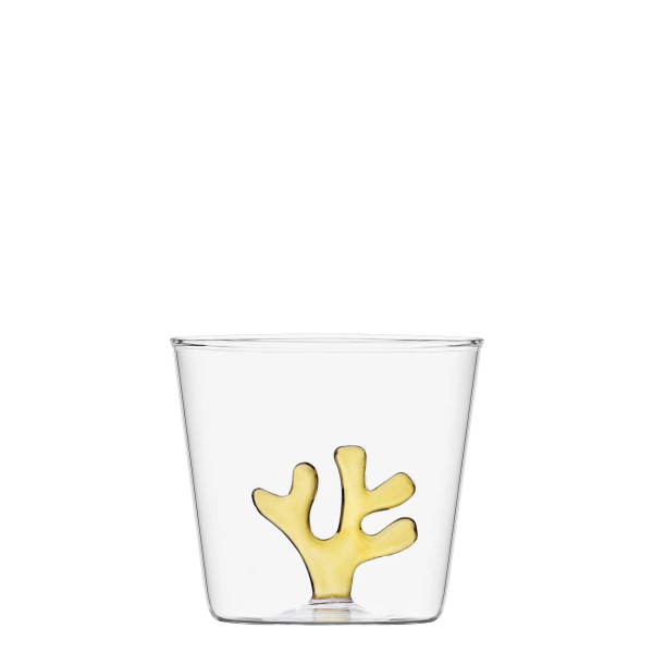 Pahar cu coral galben 350 ml