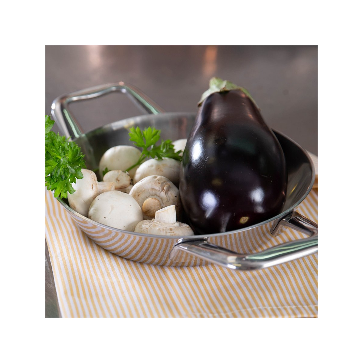 Tigaie pentru servire/gratinare Sirius Triply ø18 cm Premium Lunasol