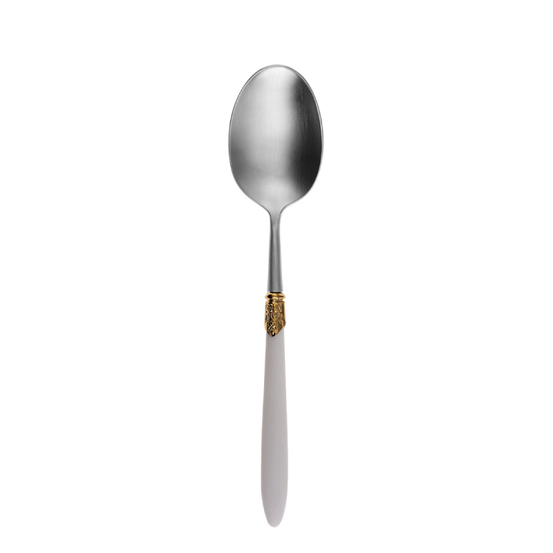 Set tacâmuri 30 piese - Gaya Exeter Gold Ring alb
