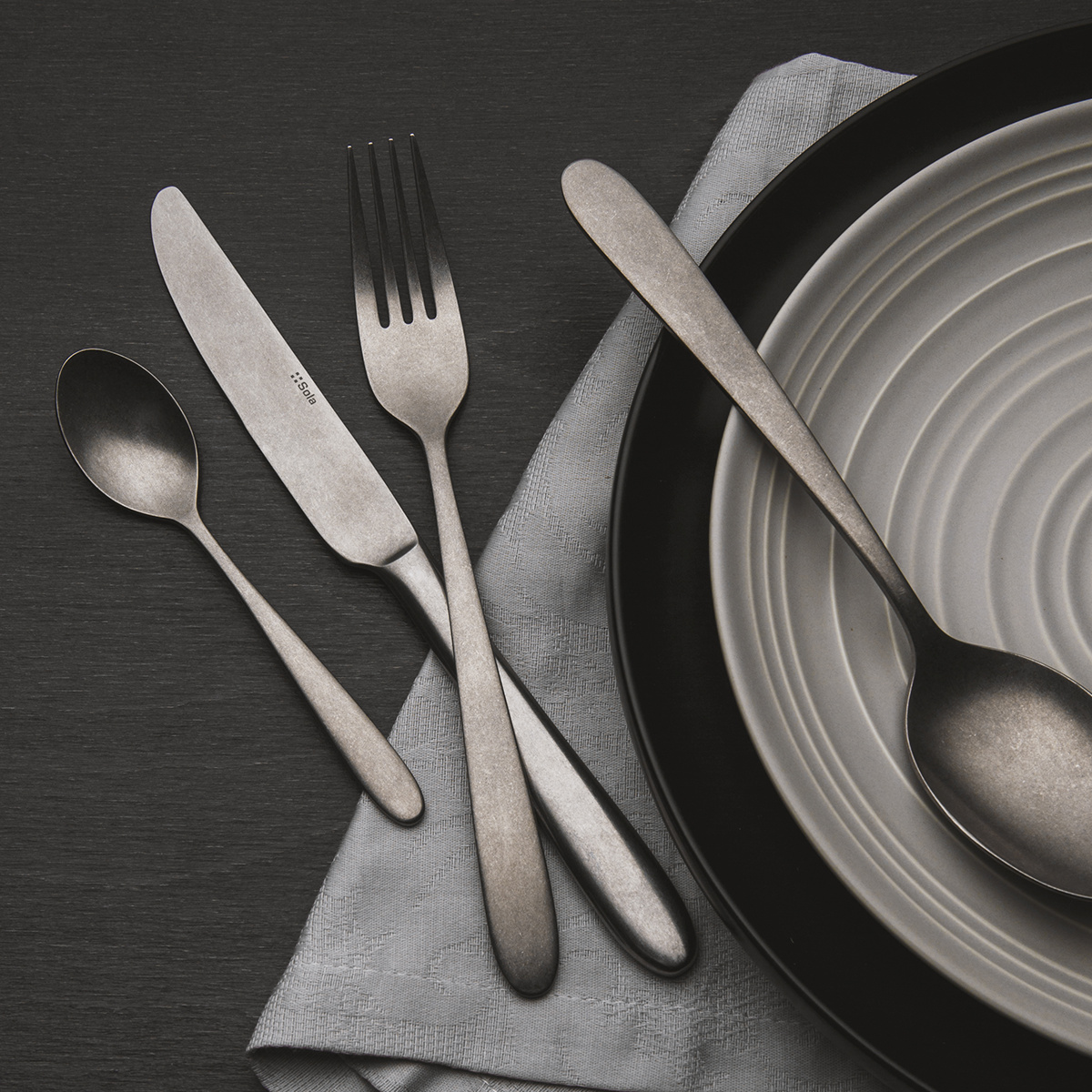 Set tacâmuri 24 piese - Alpha Stone Wash