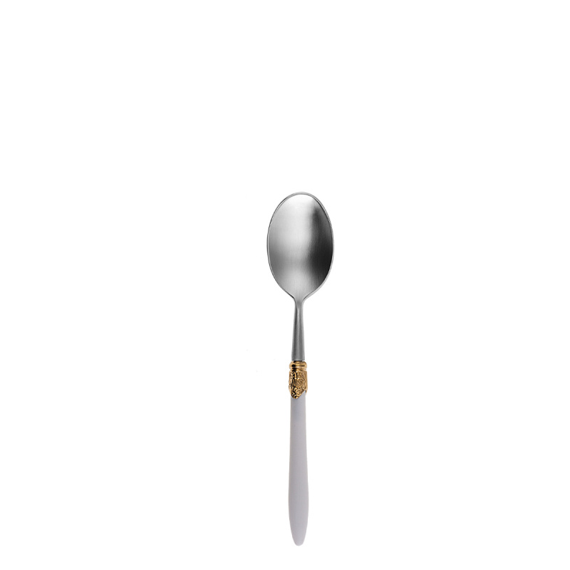 Set tacâmuri 30 piese - Gaya Exeter Gold Ring alb