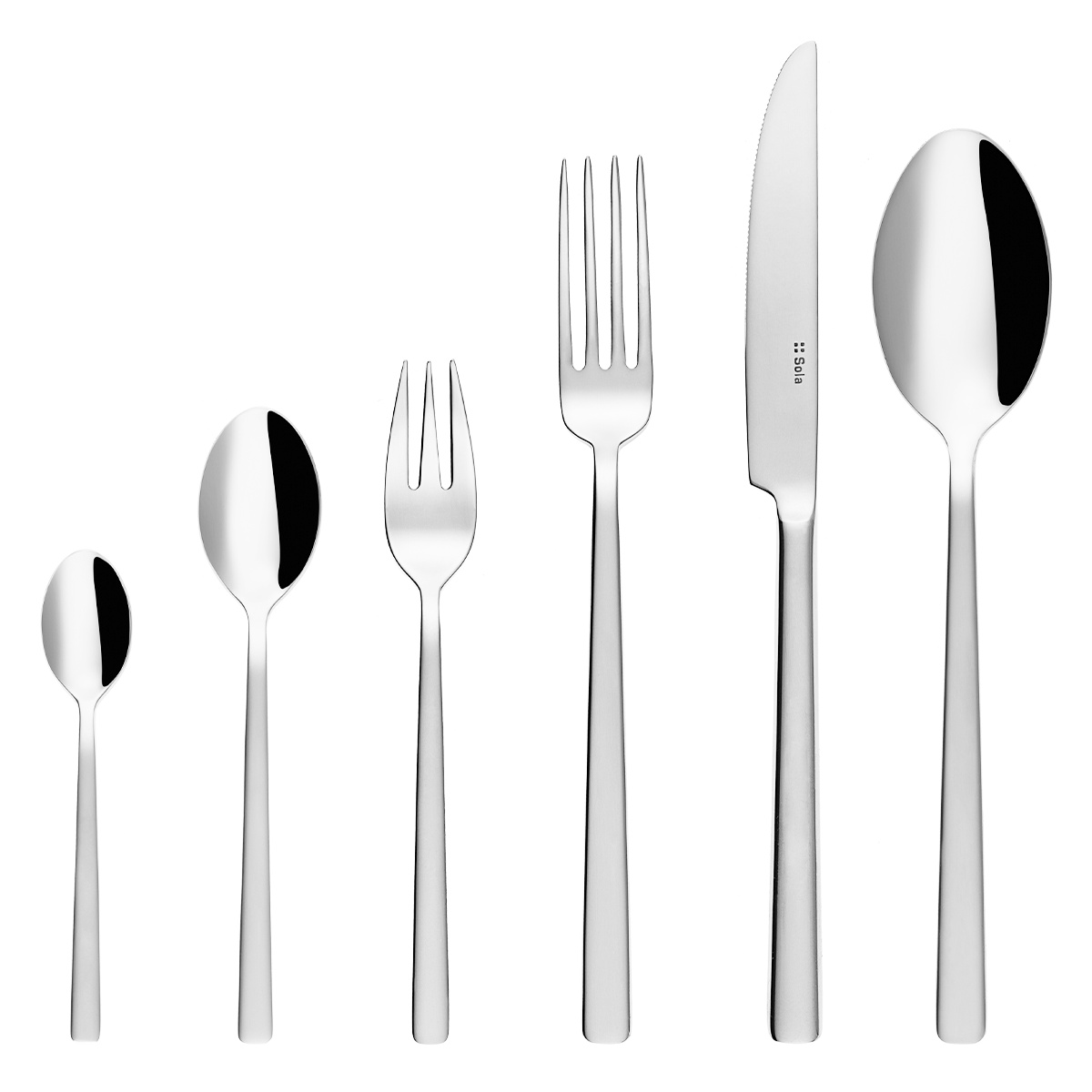 Set tacâmuri 36 piese Sardegna lucios | Sola