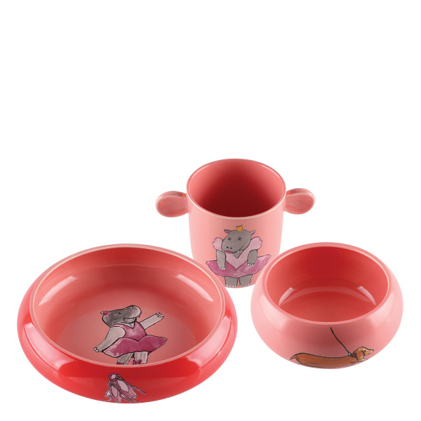Set din porțelan pentru copii – Nillie – 3 buc