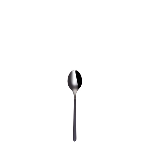 Set lingurițe mocca 4 buc. - Porto PVD titan închis / negru sablat