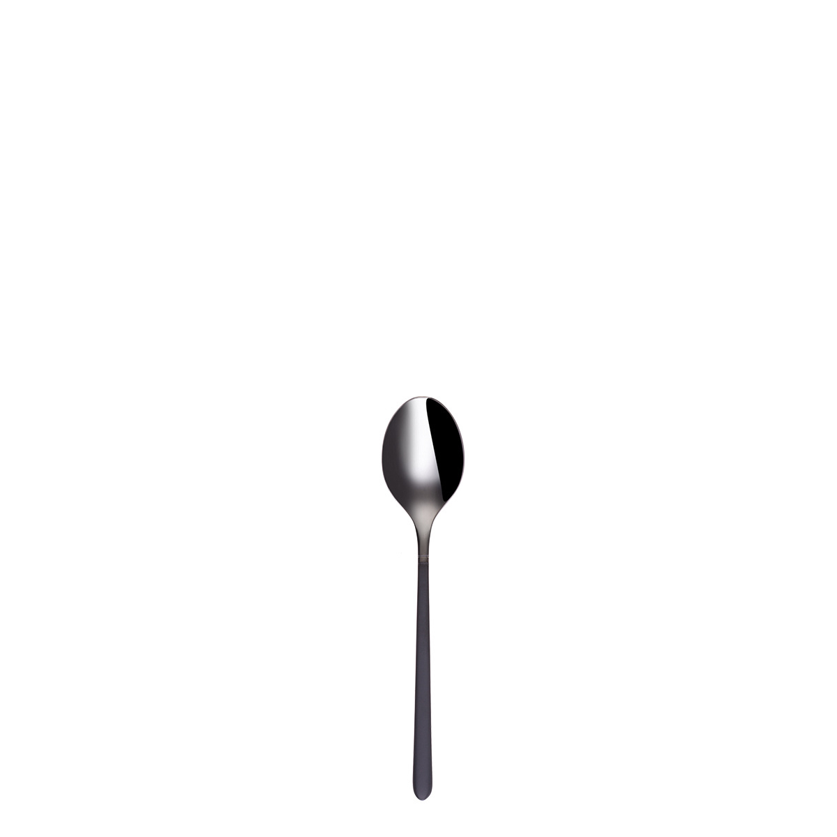 Set lingurițe mocca 4 buc. - Porto PVD titan închis / negru sablat
