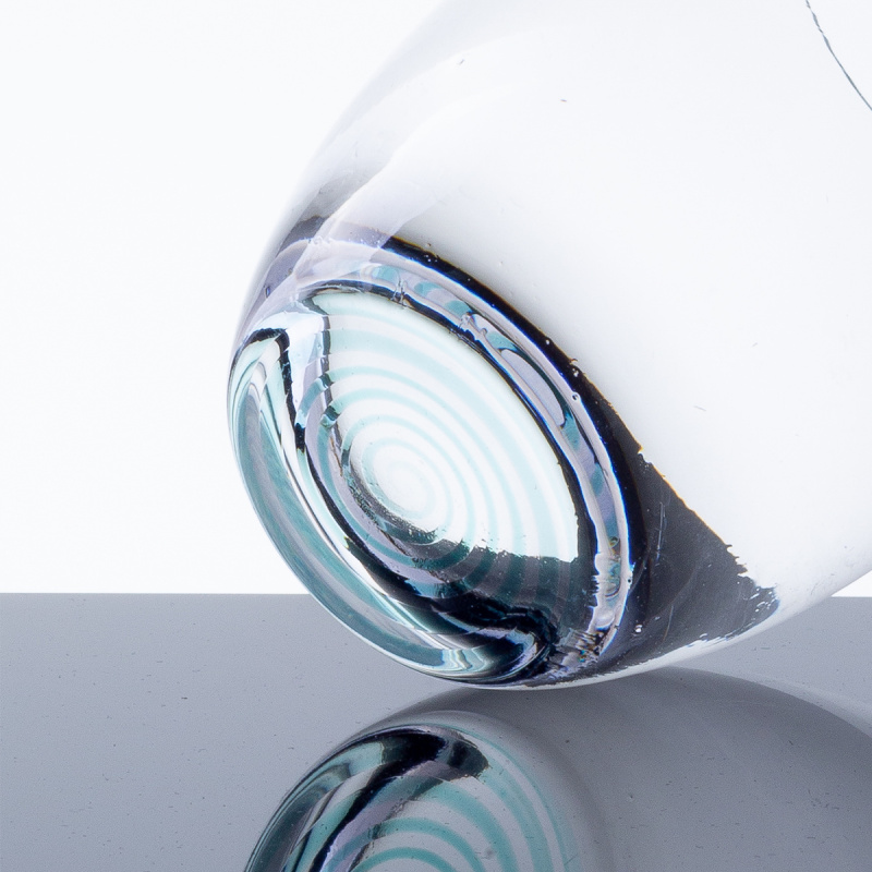 Pahare tumbler 460 ml cu bază spiralată turcoaz 6 buc. - Optima Glas Lunasol