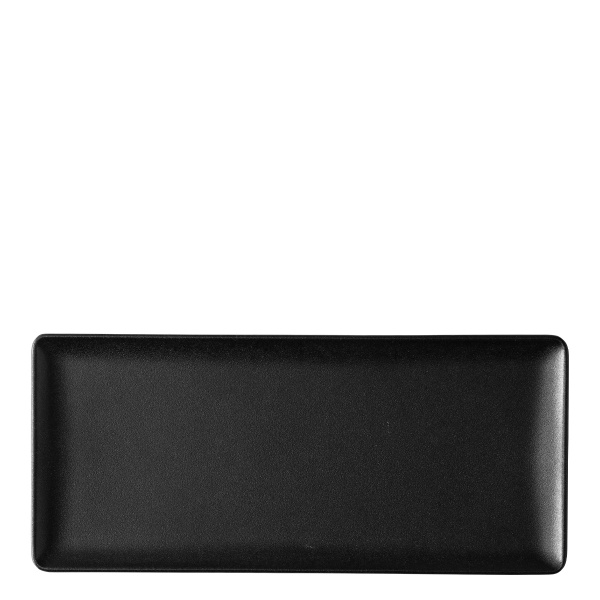 Farfurie de servire 24 x 13 cm - Basic black mat