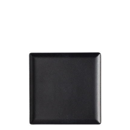 Farfurie de servire 17 x 17 cm - Basic black mat
