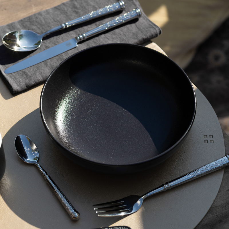 Farfurie adâncă U-Coupe 21 cm - Basic black mat