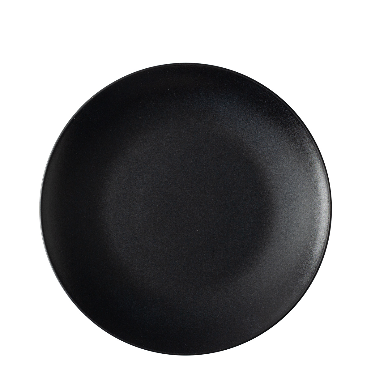 Farfurie întinsă 24 cm 4 buc - Basic negru mat