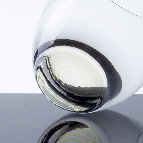 Pahare tumbler 460 ml cu bază spiralată galbenă 6 buc - Optima Glas Lunasol