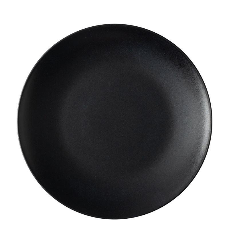 Farfurie întinsă 27 cm 4 buc - Basic negru mat
