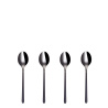 Set 4 linguri Mocca — Porto PVD titan închis / negru sablat