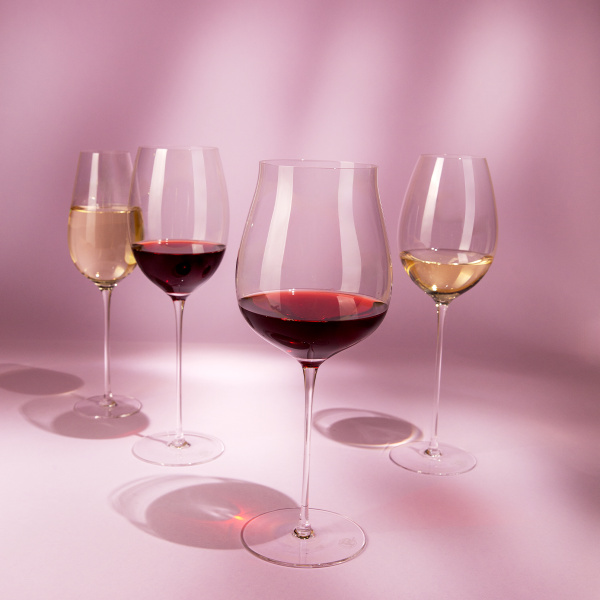 Pahare pentru vin roșu 450 ml set 2 buc - FLOW Glas Platinum Line