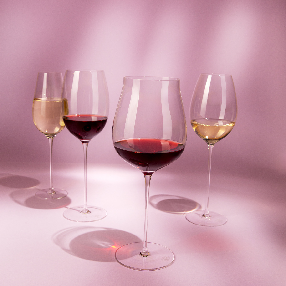 Pahare pentru vin roșu 450 ml set 2 buc - FLOW Glas Platinum Line