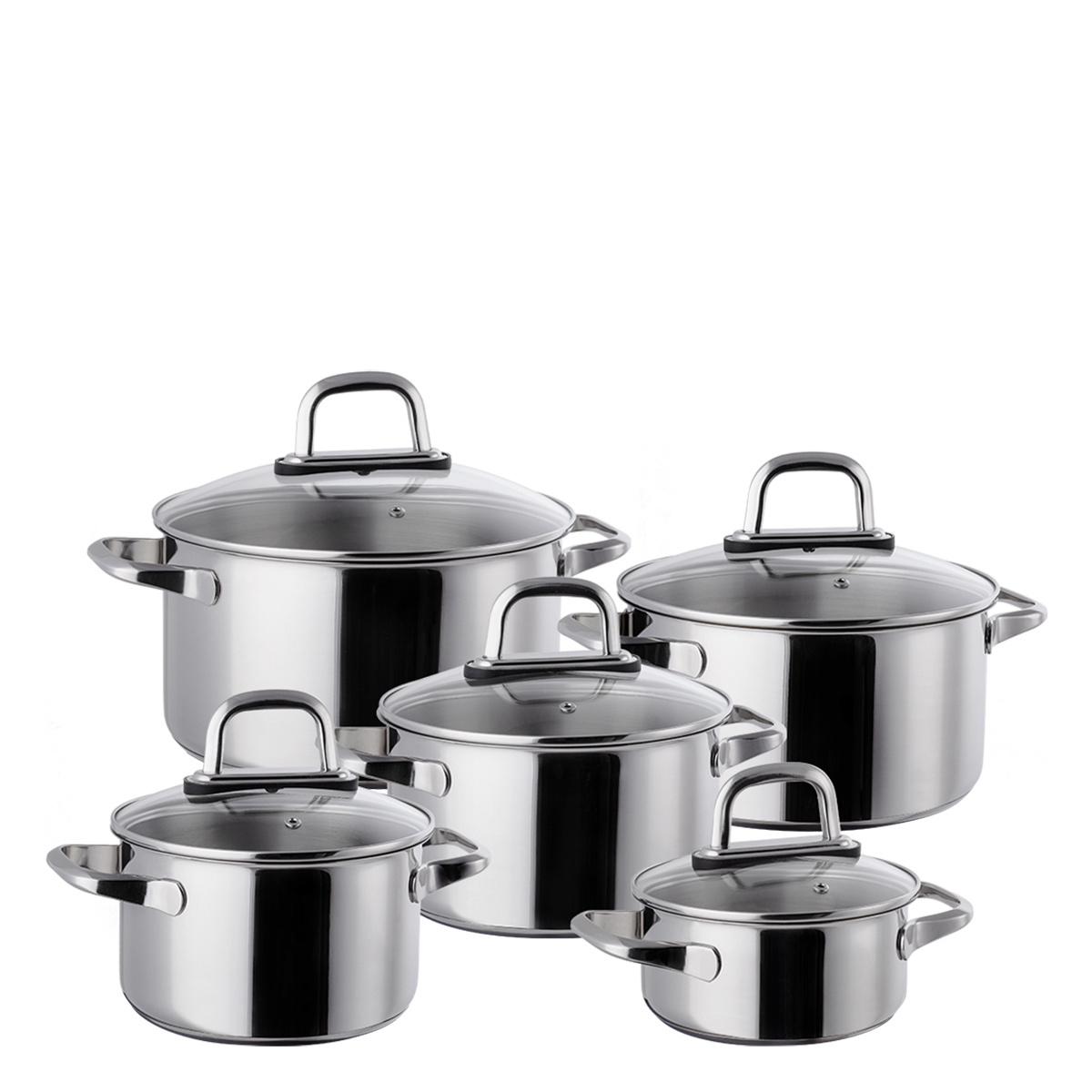 Set oale și capace 10 piese - Saturn Lunasol