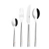 Set de tacâmuri 24 buc pentru desert - Luxus linie aurie