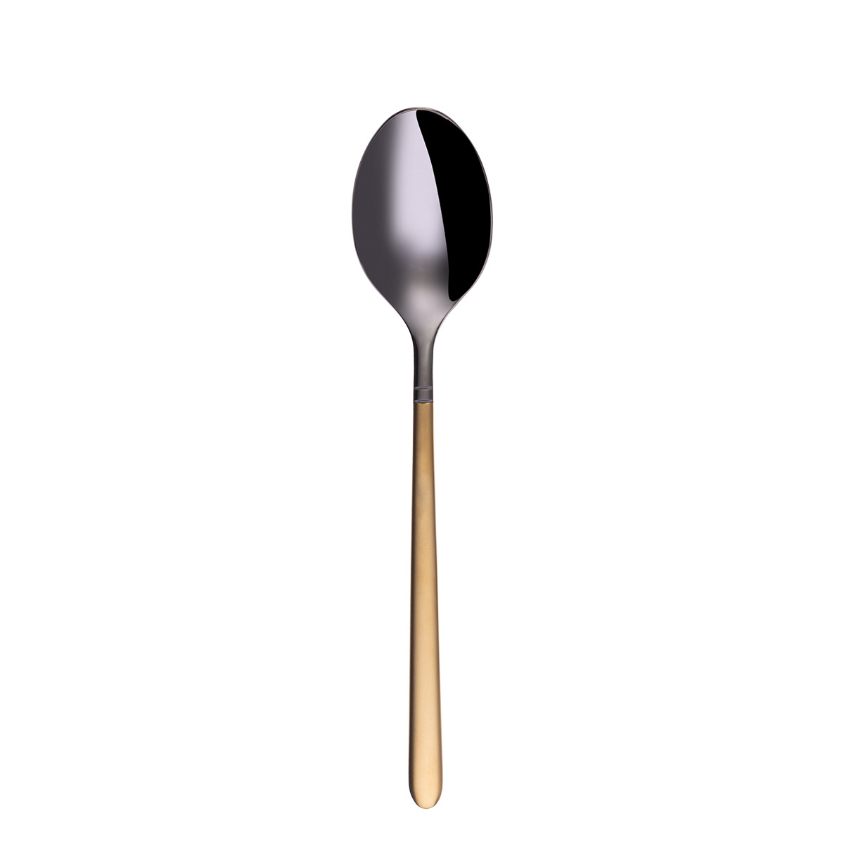 Set tacâmuri 16 buc. — Porto PVD titan închis / auriu sablat