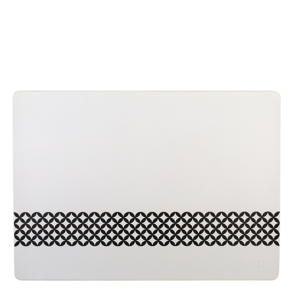Suport de farfurie alb-negru PVC - Elements Ambiente Graphic