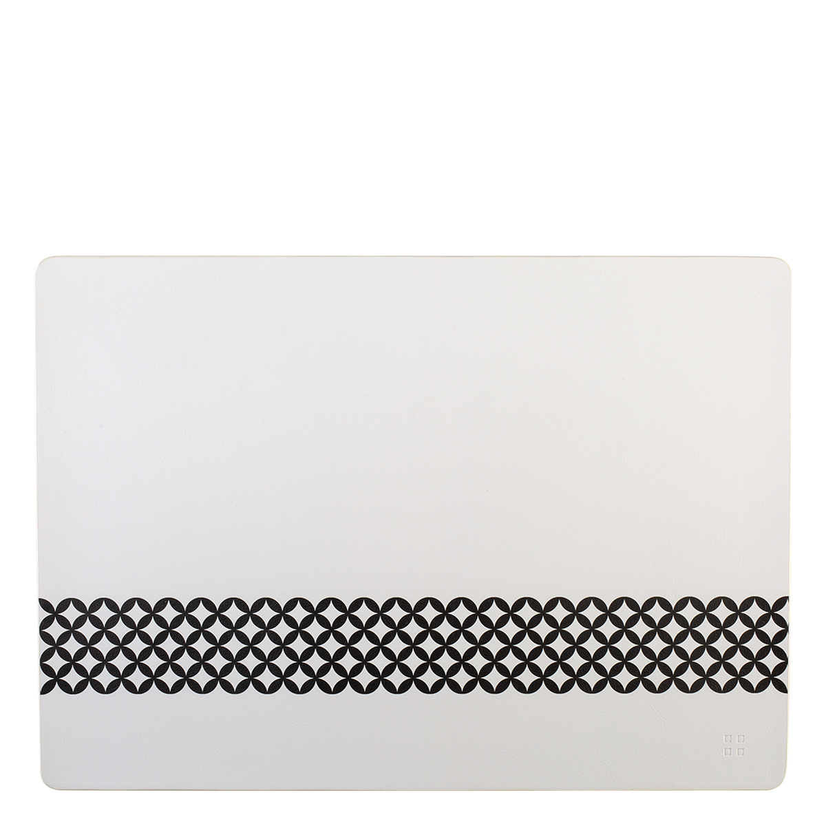 Suport de farfurie alb-negru PVC - Elements Ambiente Graphic
