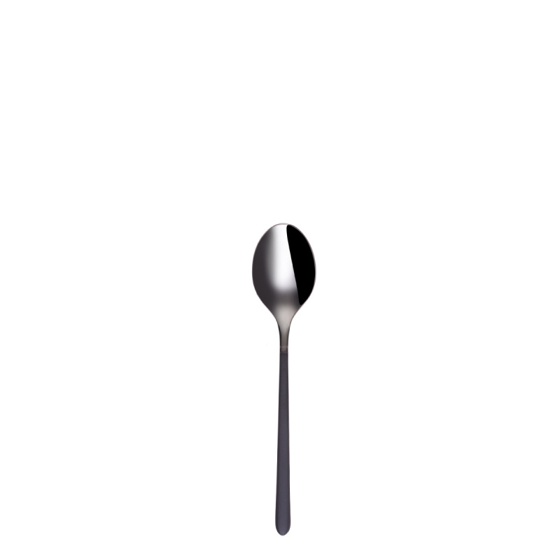 Set lingurițe de cafea 4 buc. - Porto PVD titan închis / negru sablat