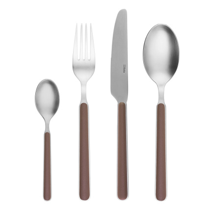 Set tacâmuri 16 piese - Gallery taupe mat