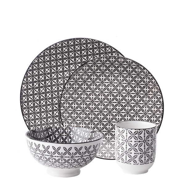 Set porțelan 24 piese – Elements Asia Wood