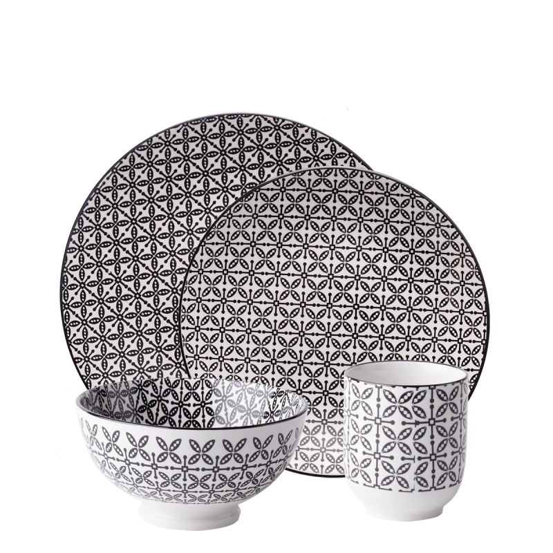 Set porțelan 24 piese – Elements Asia Wood