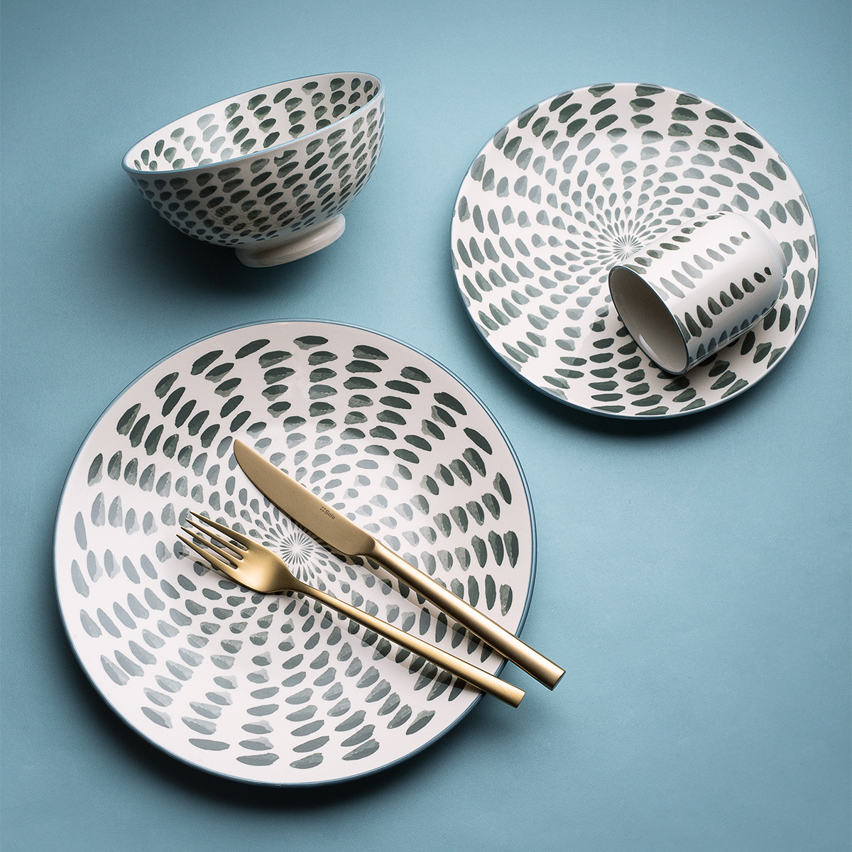 Set porțelan 24 piese – Elements Asia Water