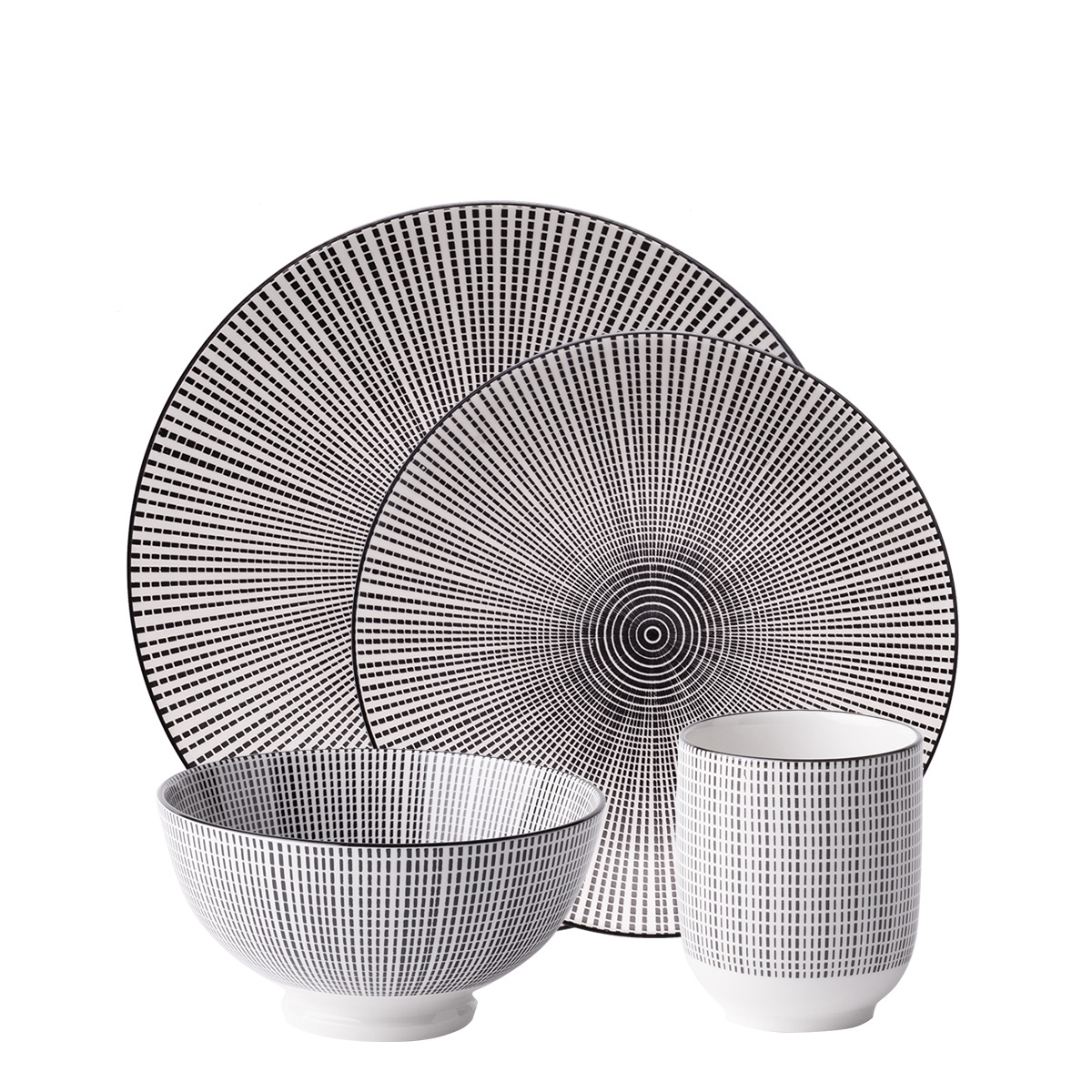 Set porțelan 24 piese – Elements Asia Fire