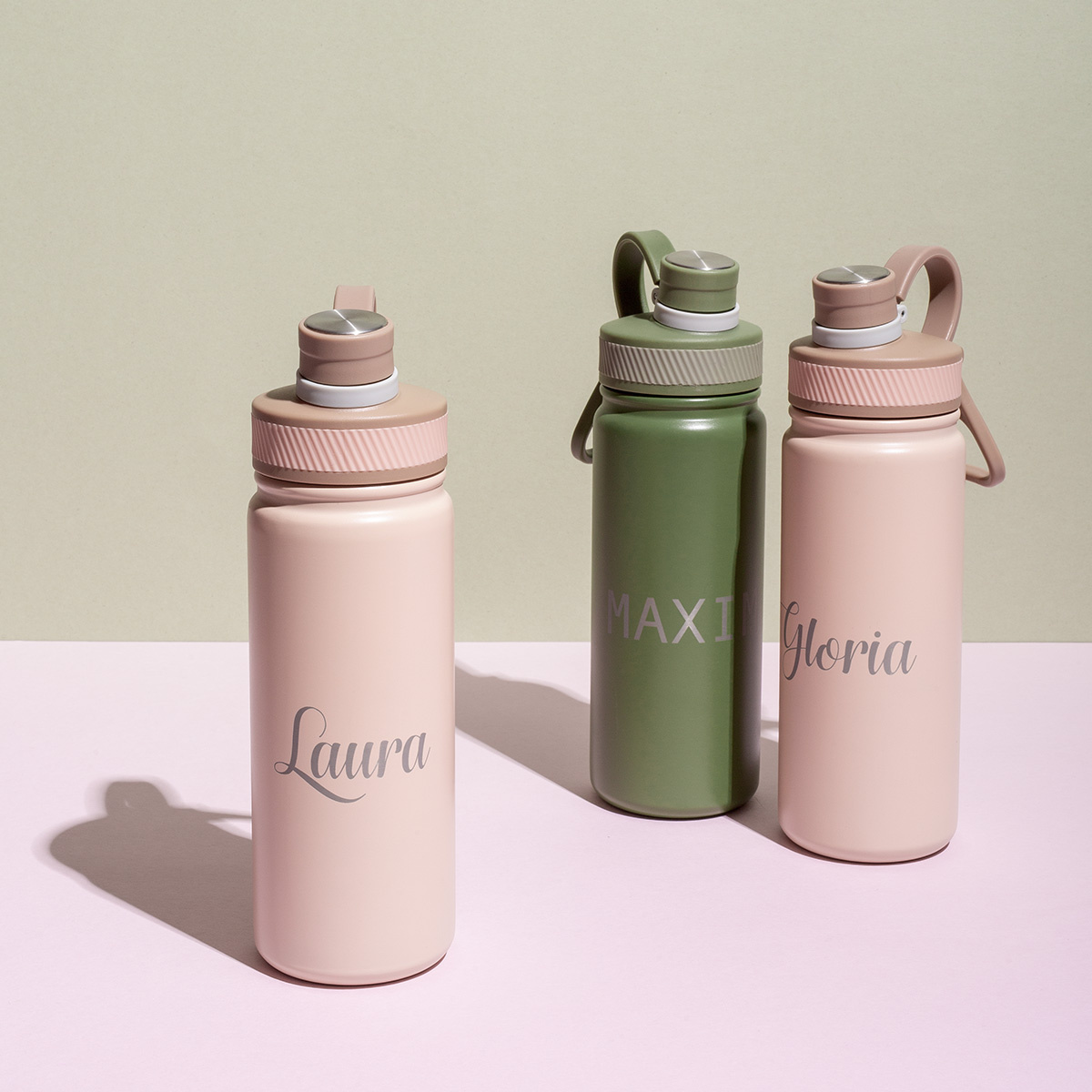 Sticlă din oțel inoxidabil 650 ml verde mat - To Go